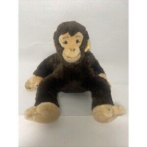 Steiff Jocko Monkey Chimpanzee Plush Tag in Ear Plush 12 Inch Sitting Realistic